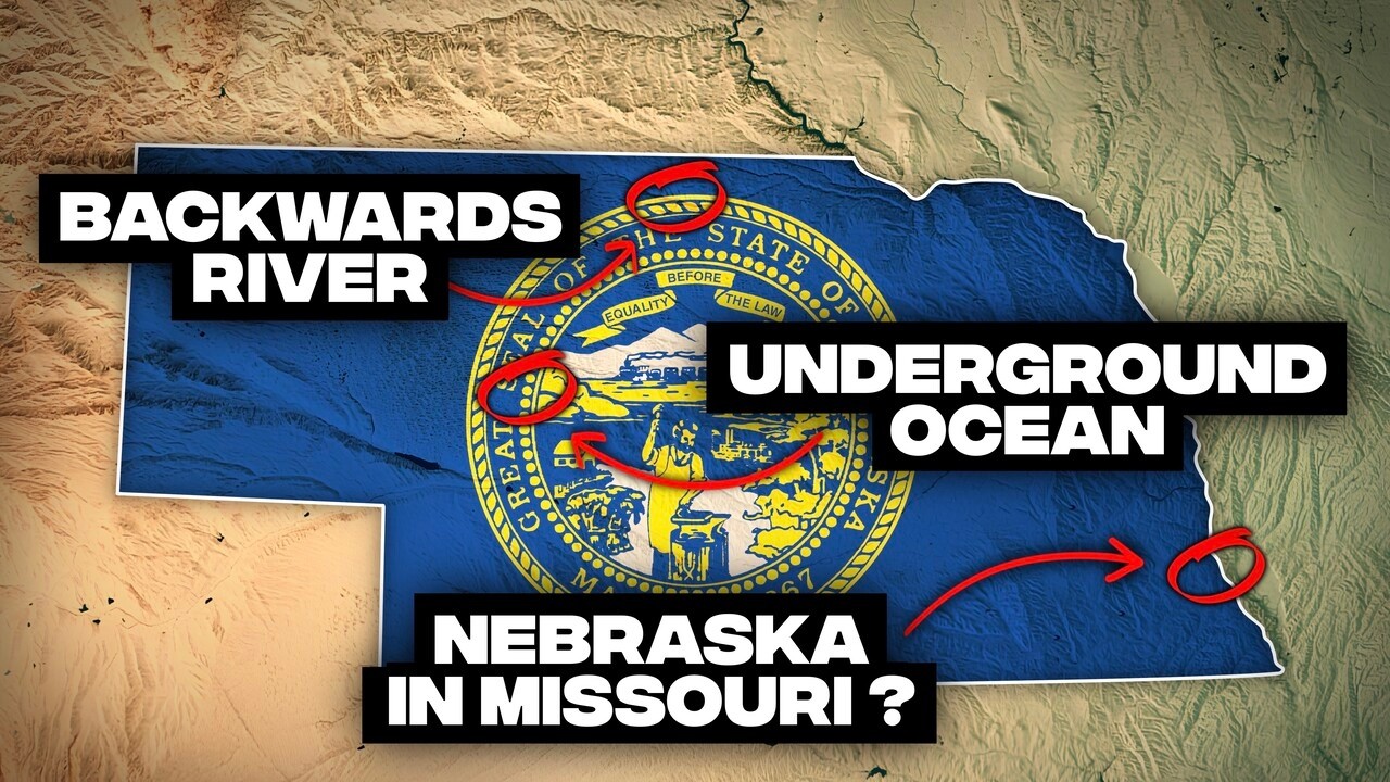 Explore Nebraska's unique rivers, including one that mysteriously flows backwards.
