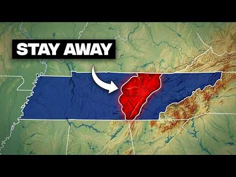 Beneath Tennessee's surface, a mysterious subterranean world awaits, marked 'Stay Away'.