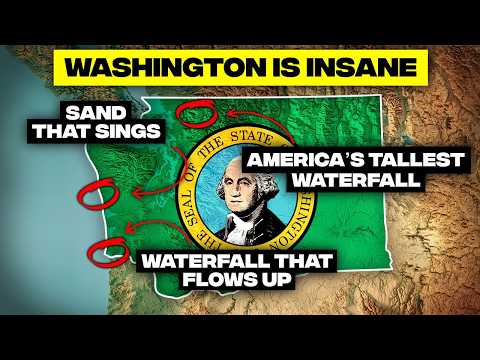 Explore Washington's incredible waterfalls, including America's tallest and one that flows upwards.