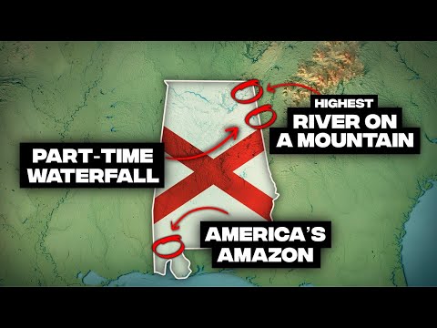 Journey into Alabama's hidden depths, exploring magnificent caves and subterranean water systems.