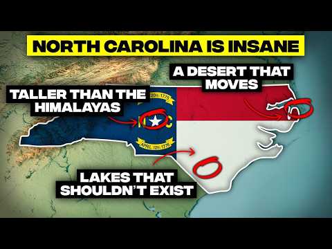 Dynamic coastal sands of North Carolina, a desert that mysteriously shifts.