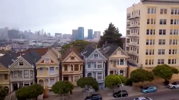 San Francisco's iconic Painted Ladies, representing California's urban landscape.
