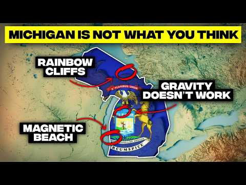 Explore Michigan's peculiar landscapes where gravity defies logic and beaches hold magnetic secrets.
