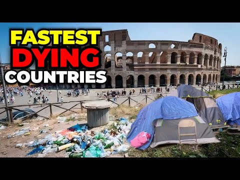 Economic stagnation and social challenges manifest near Rome's historic Colosseum.